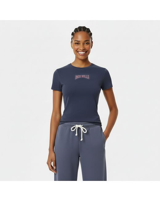 Jack Wills Blue Graphic Baby Slim Fit T-Shirt
