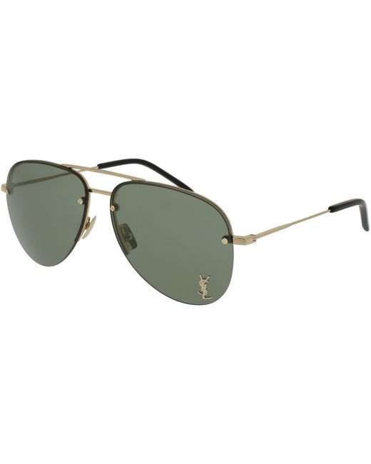 Saint Laurent Metallic Classic 11 M Aviators
