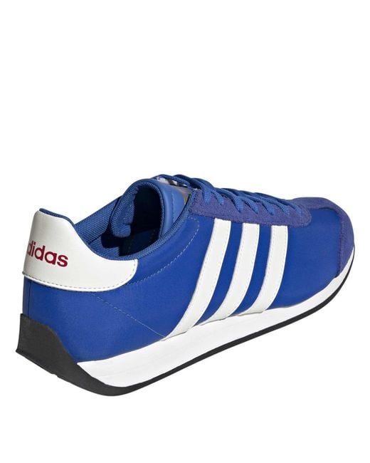 Adidas Blue Runvista Road Running Shoes for men