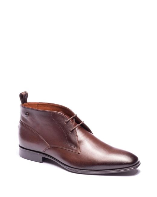 Base London Brown Archer Chukka Boot for men
