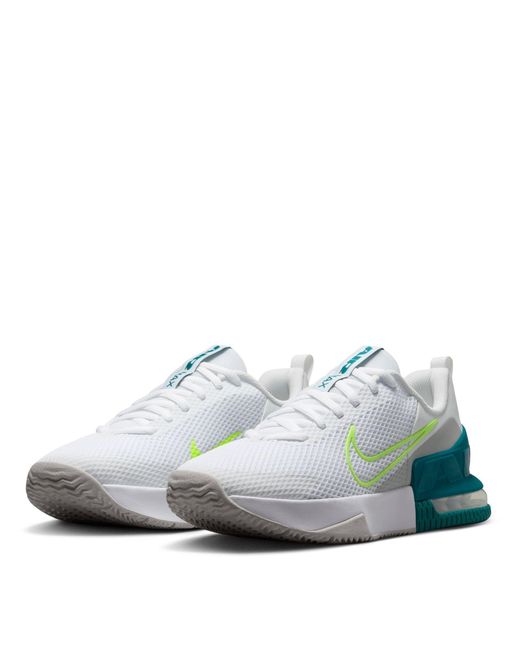 Nike White Air Max Alpha Trainer 6 Workout Shoes for men