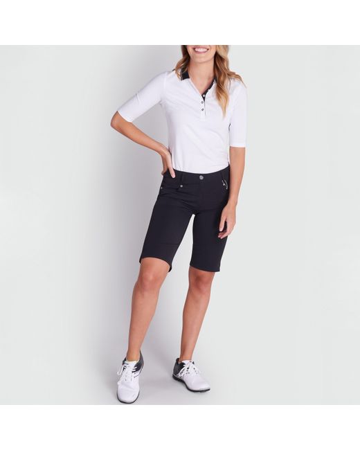 Calvin Klein Black Bermuda Golf Trousers