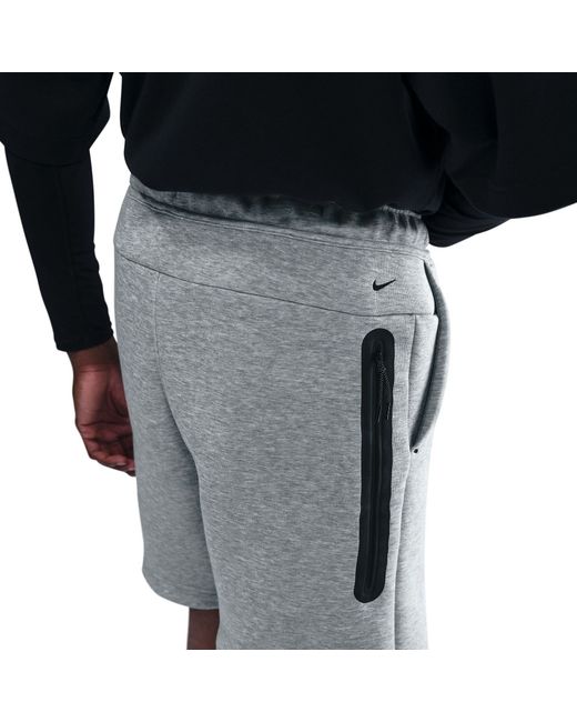 Nike Black Sportswear Tech Fleece Shorts for men