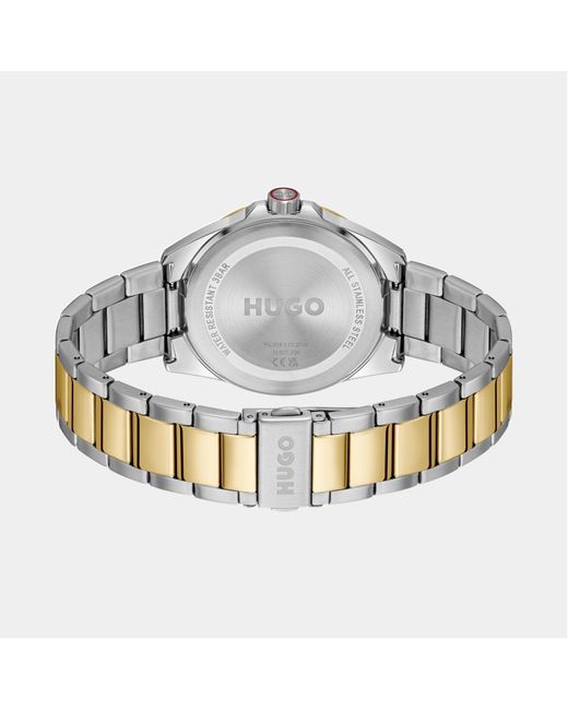 HUGO Metallic Gents #Seam Bracelet Watch for men