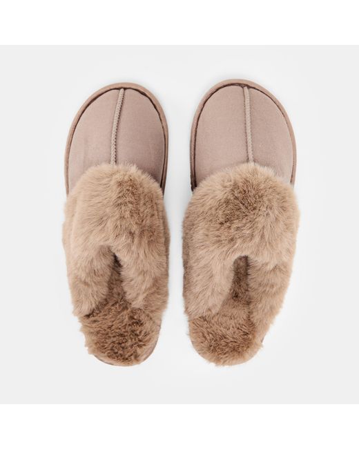 Threadbare Brown Tb Solace Mule Slippers