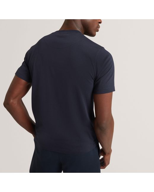 Ted Baker Blue Ss Box Logo Tee for men