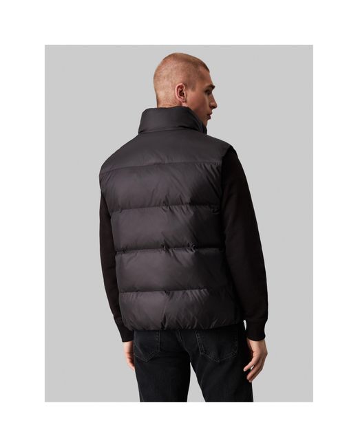 Calvin Klein Black Essentials Down Vest for men
