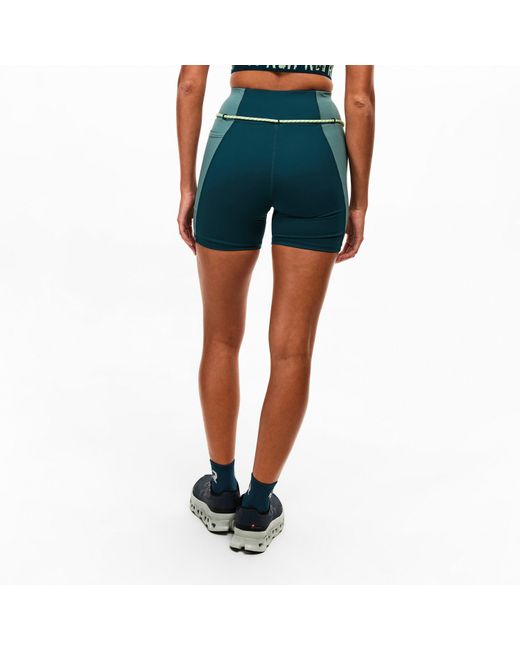 Red Run Green Skyline Cycling Shorts