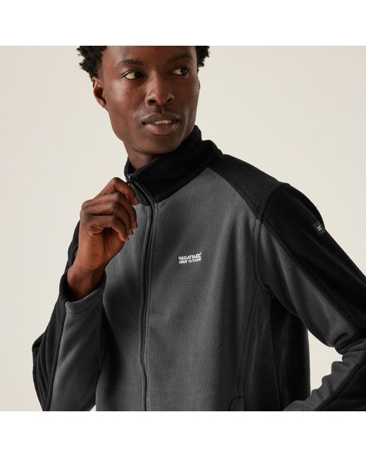 Regatta Gray Hedman Ii Full Zip Fleece Jacket for men