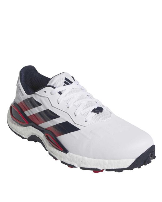 Adidas White Codechaos 27 Spikeless Golf Shoes for men
