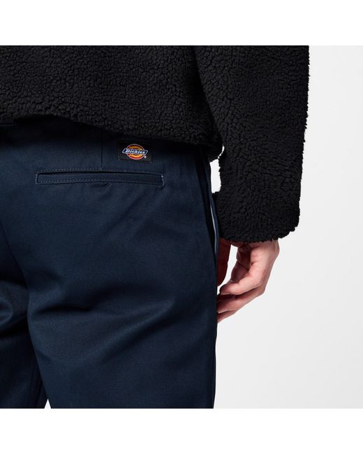 Dickies Blue Slim Fit Work Trousers for men