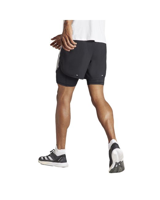 Adidas Black Own The Run 3 Stripes 2 for men