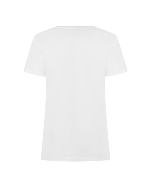 Boss White Short Sleeve T-Shirt With Script Logo (Elove)