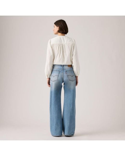 Levi's Blue Loose Boot