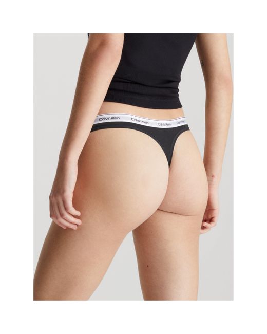 Calvin Klein Black 3 Pack Thongs