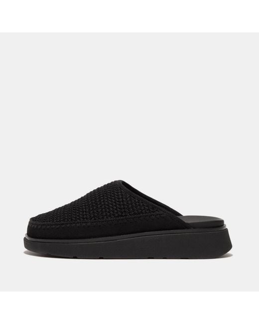 Fitflop Black Gen-Ff Crochet Mules