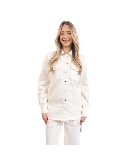 Off-White c/o Virgil Abloh White Corporate Long Sleeve Shirt