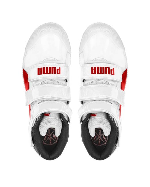 PUMA White Evospeed Javelin 3 Running Spikes for men