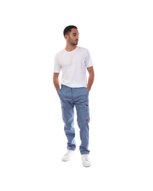 HUGO Blue Glian231D Trousers for men