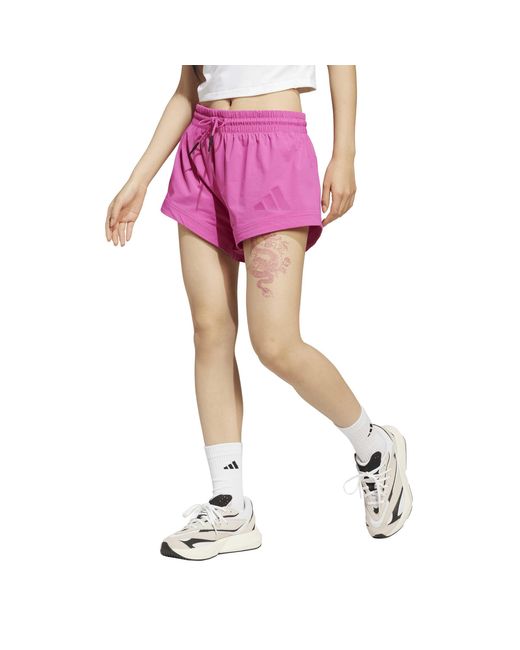 Adidas Pink Z.N.E. Woven Tracksuit Shorts