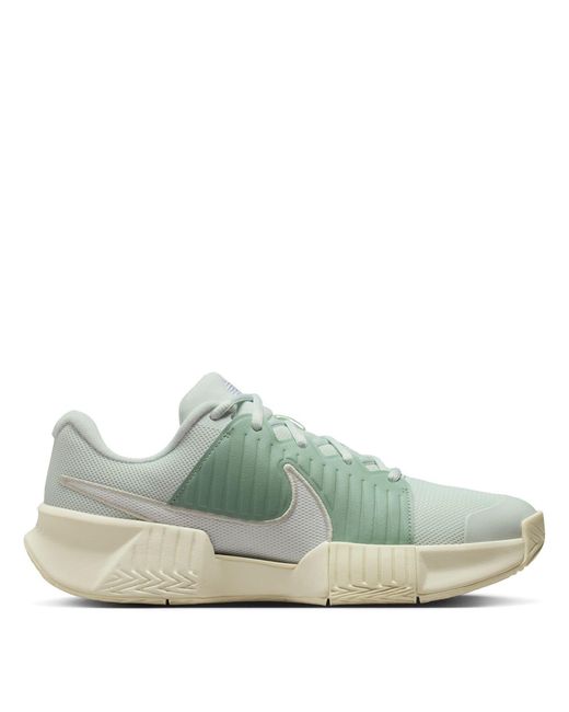 Nike Green Gp Challenge Pro Hard Court Tennis Shoes