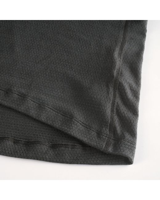 Dhb Black Merino Long Sleeve Jersey Baselayer for men