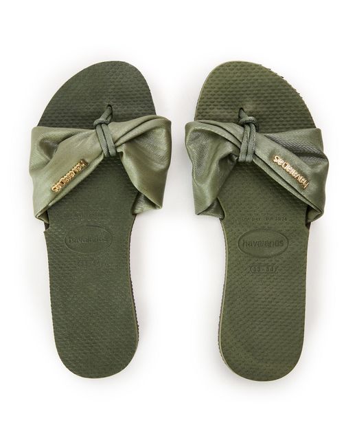 Havaianas Green Hav. You St Tropez Classic Flip Flops