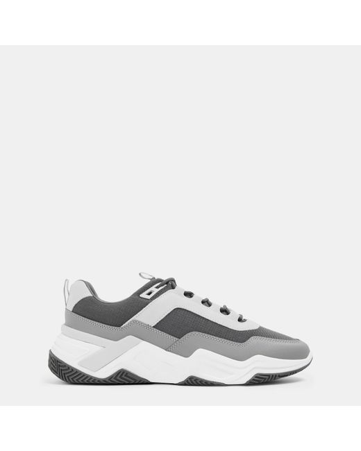 Mallet Gray Odyssey Chunky Trainers for men