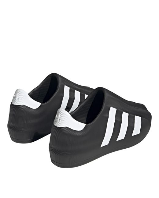 Adidas Originals Black Superstar Slip On Trainers for men
