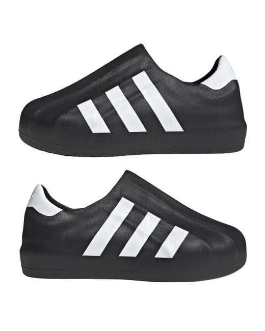 Adidas Originals Black Superstar Slip On Trainers for men