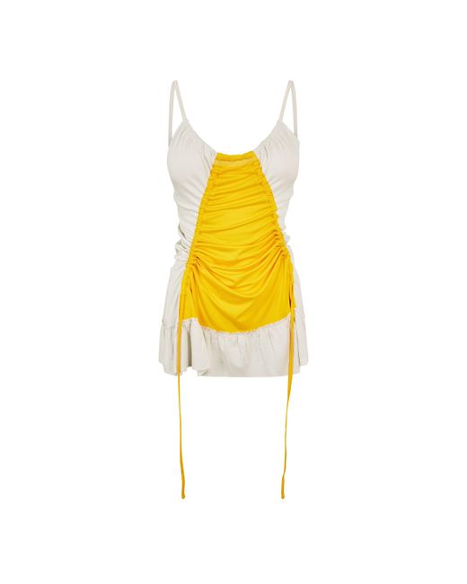 PUMA Yellow Spaghetti Top
