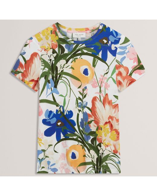 Ted Baker Blue All Over Print Tee