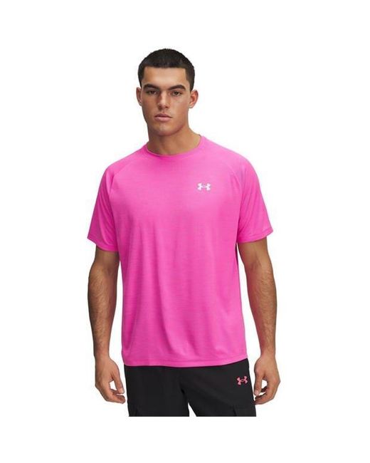 Under Armour Pink Tech 2.0 Short Sleeve T-Shirt for men