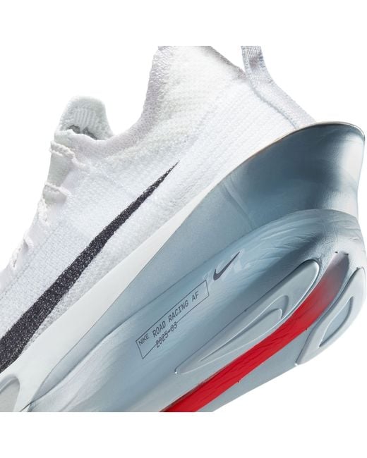 Nike White Zoomx Alphafly 3 Running Shoes for men