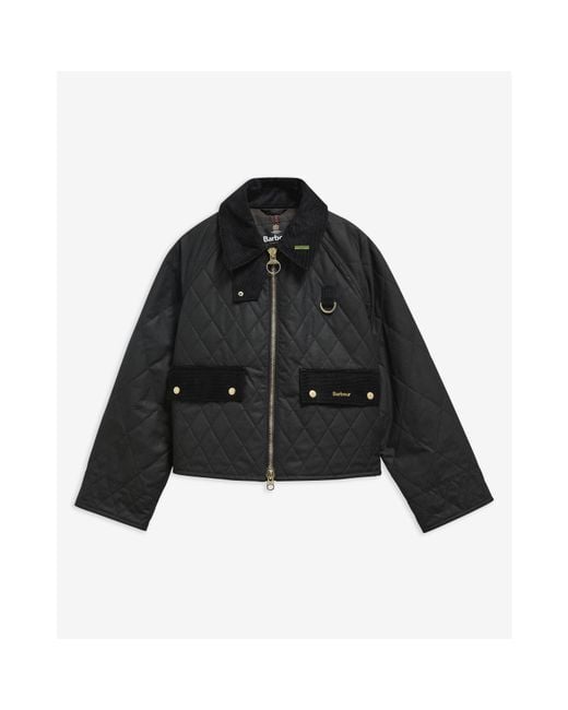 Barbour Black B.Li Qlt Spey Wax Ld64