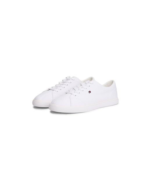 Tommy Hilfiger White Low-Top Trainers