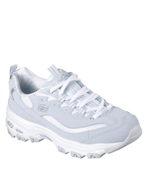Skechers Blue Classic Low-Top Trainers