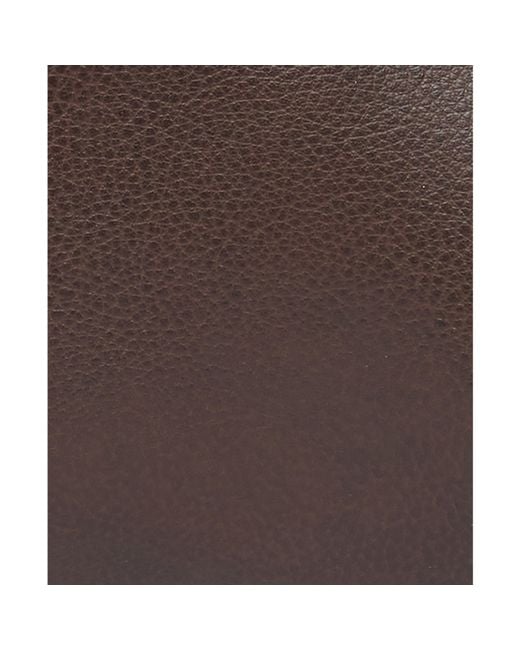 Barbour Brown Leather Washbag for men