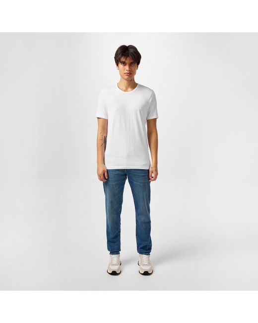 Boss White 3 Pack Classic T Shirts for men