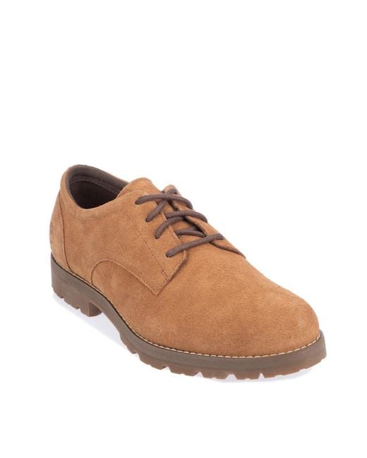 Timberland Brown Britton Square Oxford Shoes Size 6.5 for men