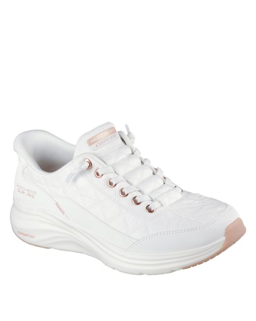 Skechers White Contour Foam Runners