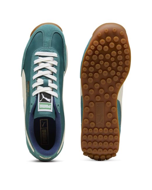 PUMA Blue Easy Rider Vintage Low-Top Trainers for men