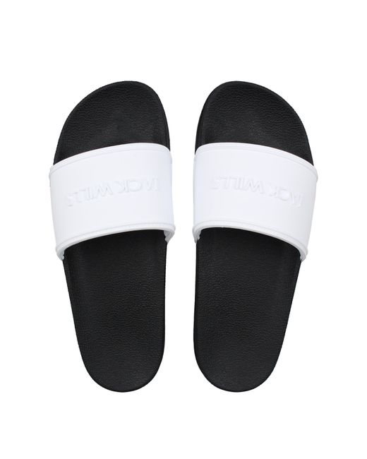 Jack Wills Black Logo Sliders