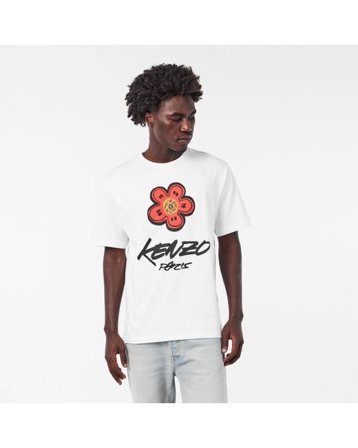 KENZO White X Futura 2000 T-Shirt for men