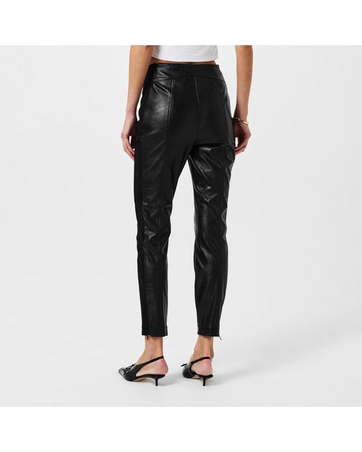 Ted Baker Black Vllada Leather Pants