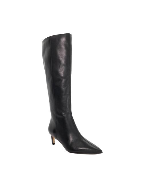 Dune Black Smoothly Knee High Boots