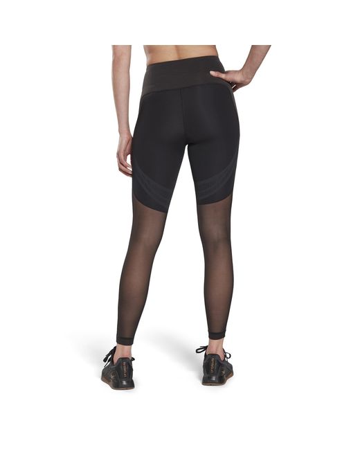 Reebok Black Lux Perform Gym Legging