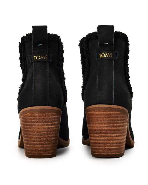 TOMS Black Boot Ladies