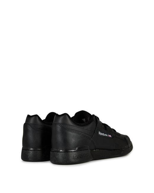Reebok Black Classic Leather Sneakers White Tennis Shoes S Size 5 To 11
