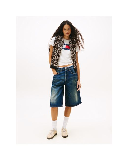 Tommy Hilfiger White Tj Badge Rib Regular Fit T-Shirt